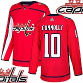 Capitals #10 Connolly Red With Special Glittery Logo Adidas Jersey,baseball caps,new era cap wholesale,wholesale hats